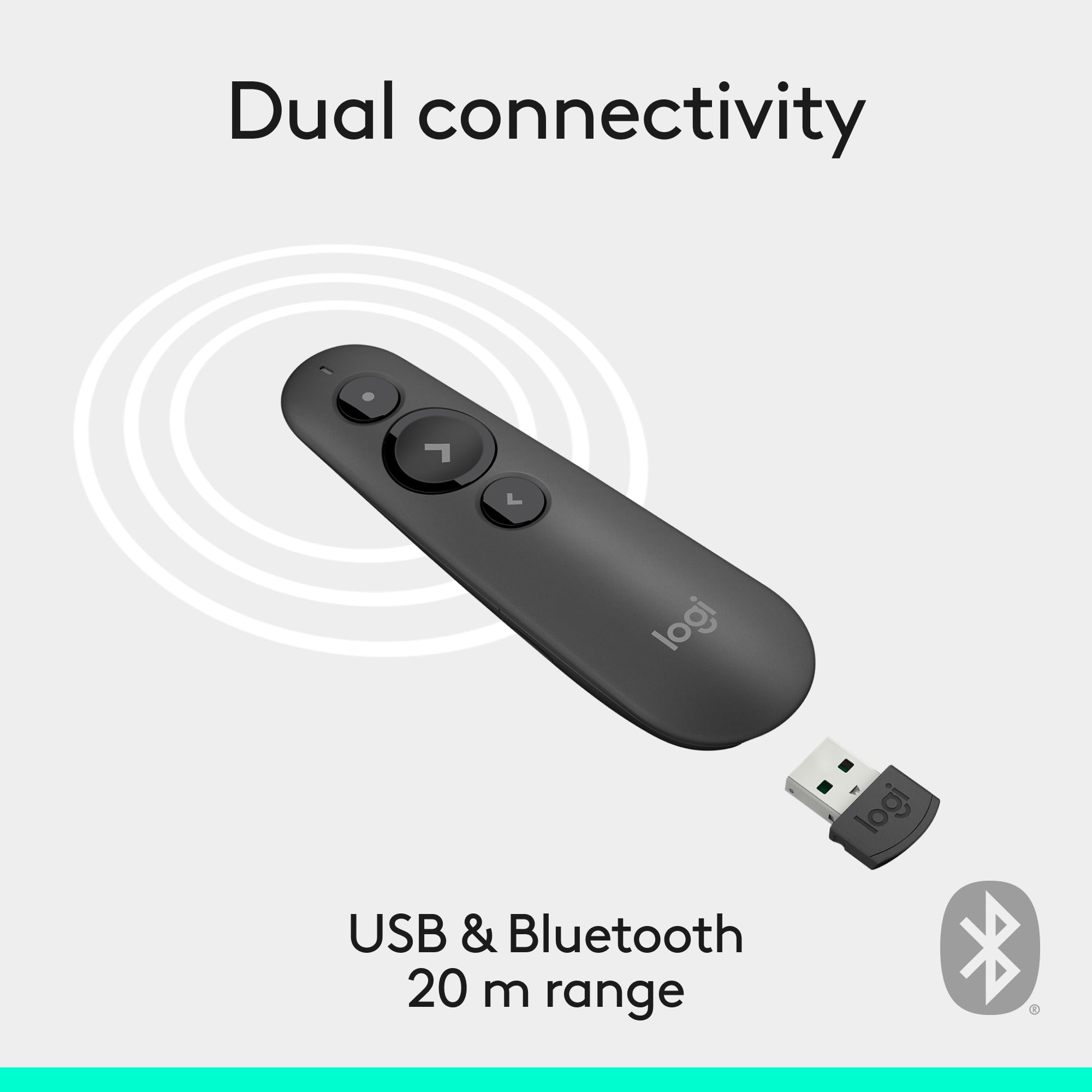 Foto 6 pulgar | Clicker Remoto Para Presentaciones Logitech R500s Bluetooth/usb - Venta Internacional.