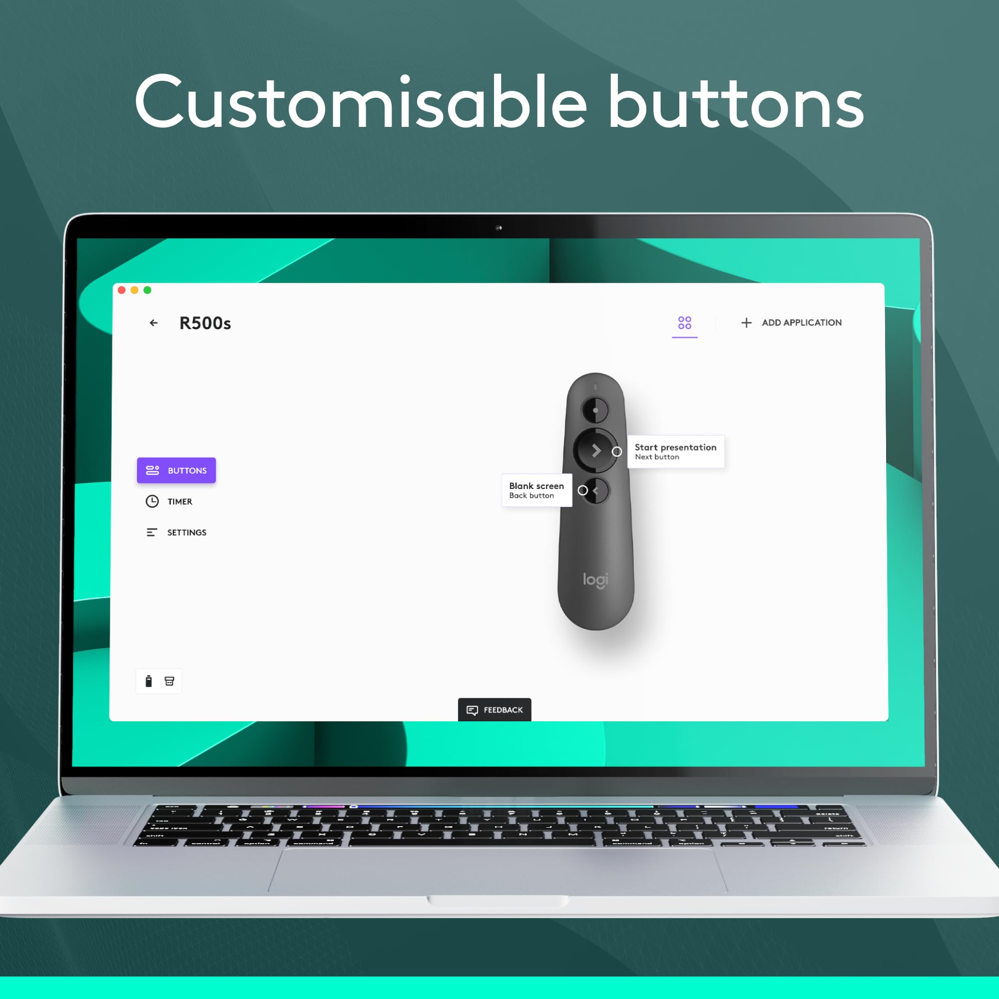 Foto 7 pulgar | Clicker Remoto Para Presentaciones Logitech R500s Bluetooth/usb - Venta Internacional.