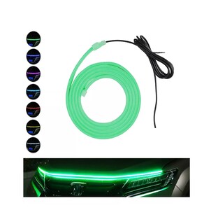 Foto 2 | Tira de Luces LED de Circulación para Capó de Auto Verde
