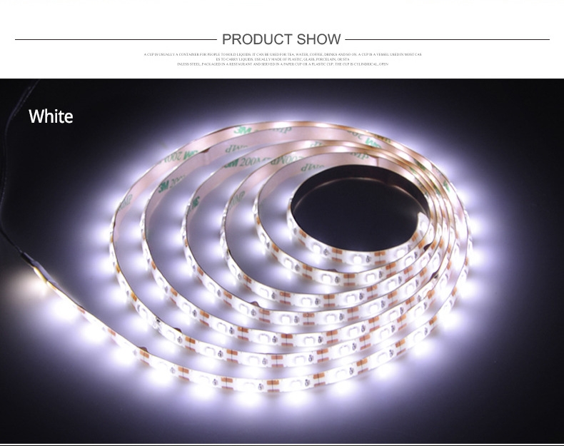 Foto 2 | Tira de Luz Led Blanca con Sensor de Movimiento 2 m - Venta Internacional