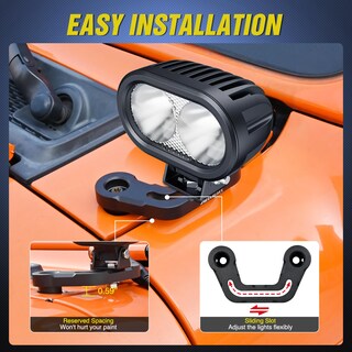 Foto 3 | Soporte De Montaje De Luces Para Jeep Wrangler Jl/jlu Y Gladiator - Venta Internacional.