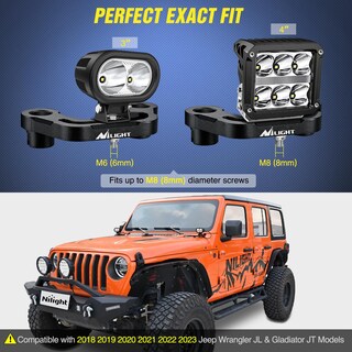Foto 5 | Soporte De Montaje De Luces Para Jeep Wrangler Jl/jlu Y Gladiator - Venta Internacional.