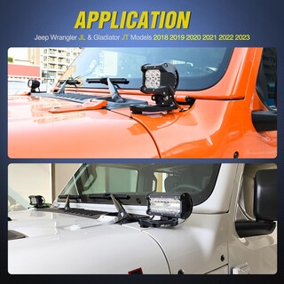 Foto 7 | Soporte De Montaje De Luces Para Jeep Wrangler Jl/jlu Y Gladiator - Venta Internacional.