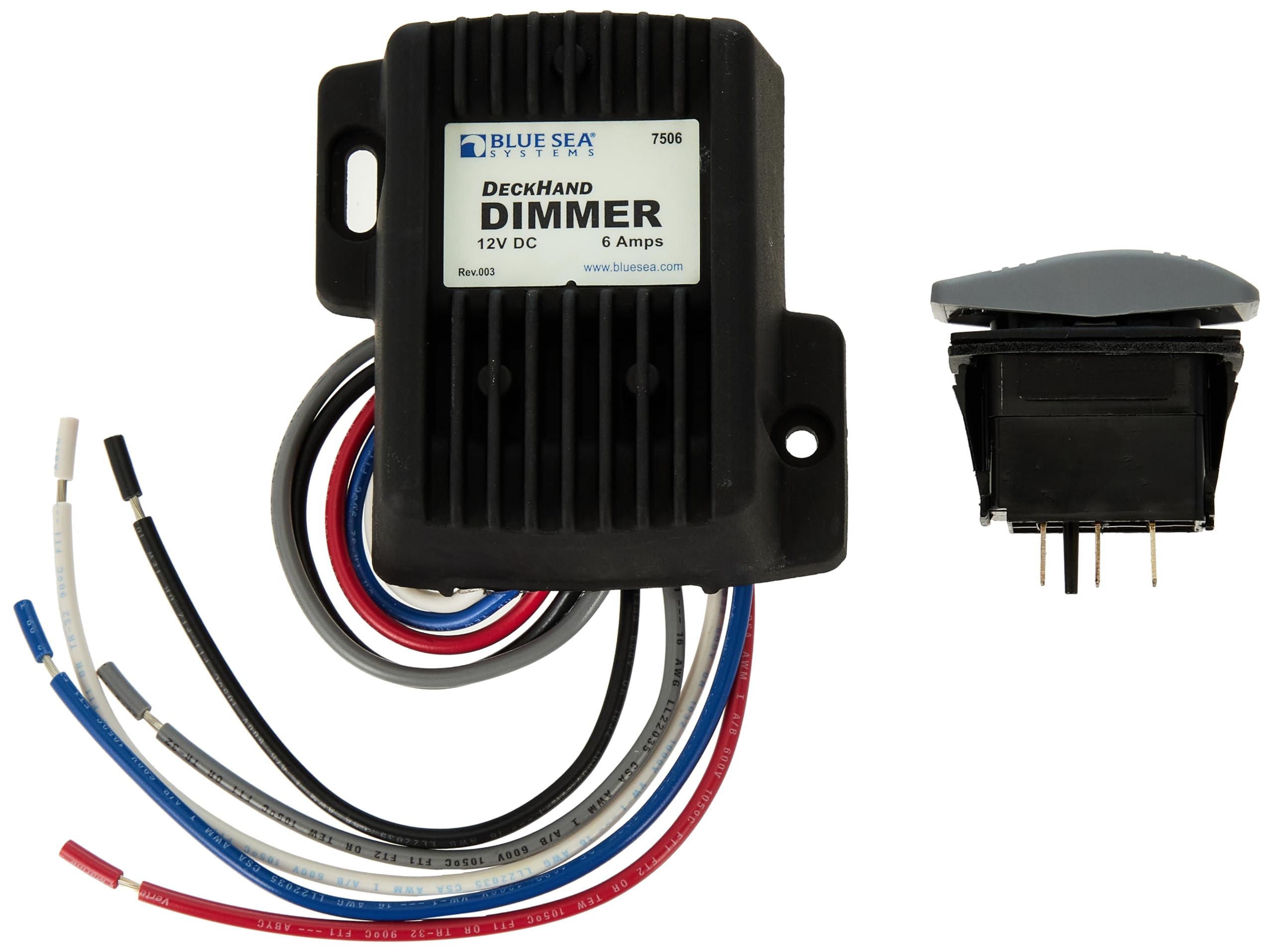 Interruptor Regulador Blue Sea Systems Deckhand 6a 12v - Venta Internacional.