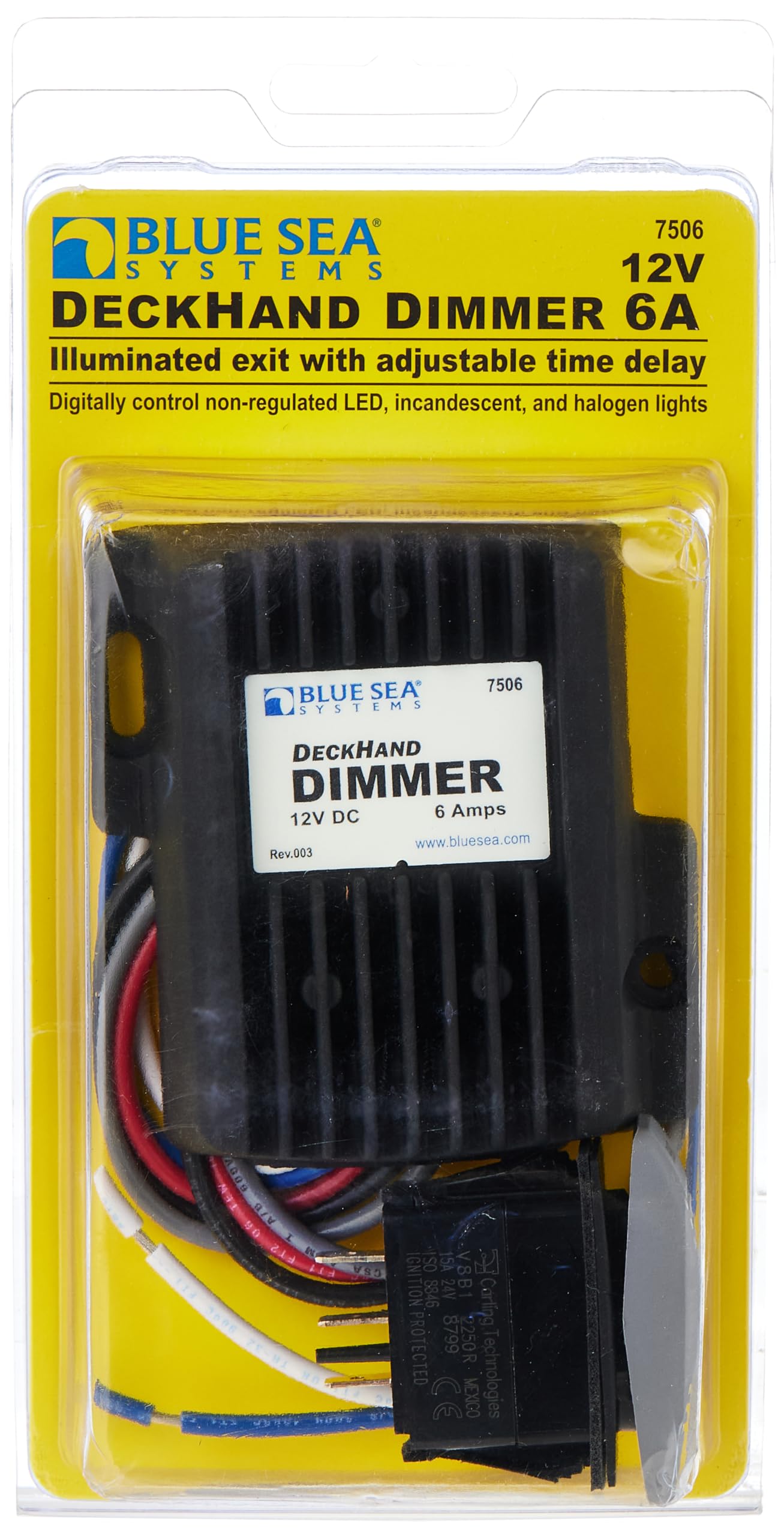 Foto 4 pulgar | Interruptor Regulador Blue Sea Systems Deckhand 6a 12v - Venta Internacional.