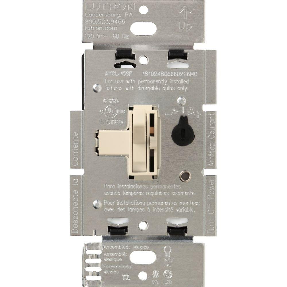 Interruptor De Intensidad Lutron Toggler Led+ De 250 W, Unipolar O De 3 Vías - Venta Internacional.