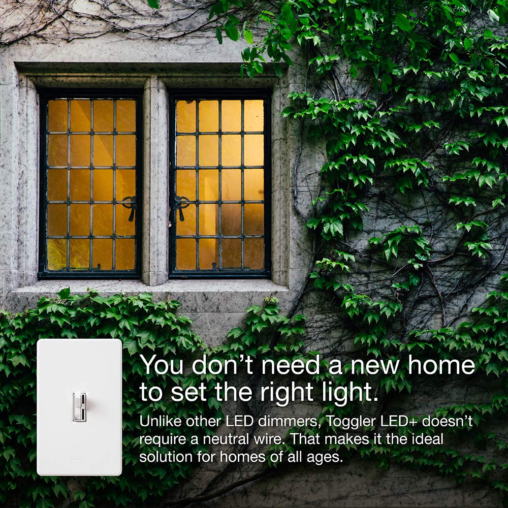 Foto 6 pulgar | Interruptor De Intensidad Lutron Toggler Led+ De 250 W, Unipolar O De 3 Vías - Venta Internacional.