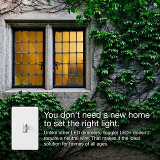 Foto 5 | Interruptor De Intensidad Lutron Toggler Led+ De 250 W, Unipolar O De 3 Vías - Venta Internacional.