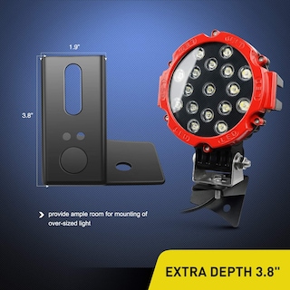 Foto 4 | Soportes De Montaje Nilight 90026b Para Jeep Wrangler Jk - Venta Internacional.
