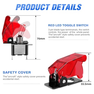 Foto 5 | Panel De Interruptores De Encendido Nilight 12v Con Pulsador De Motor - Venta Internacional.