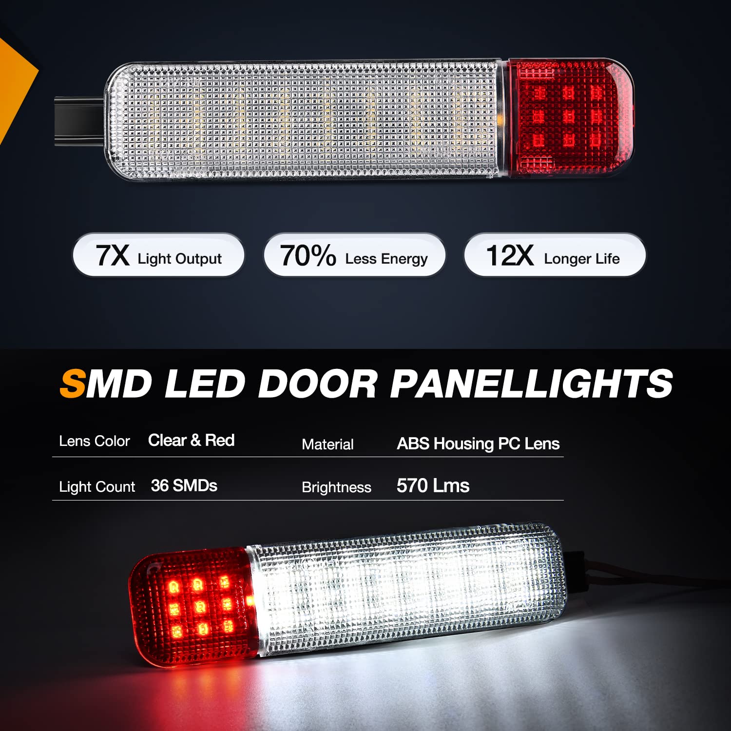 Foto 6 pulgar | Luz Led Para Panel De Puerta Interior Cortesía De Chevy Gmc - Venta Internacional.