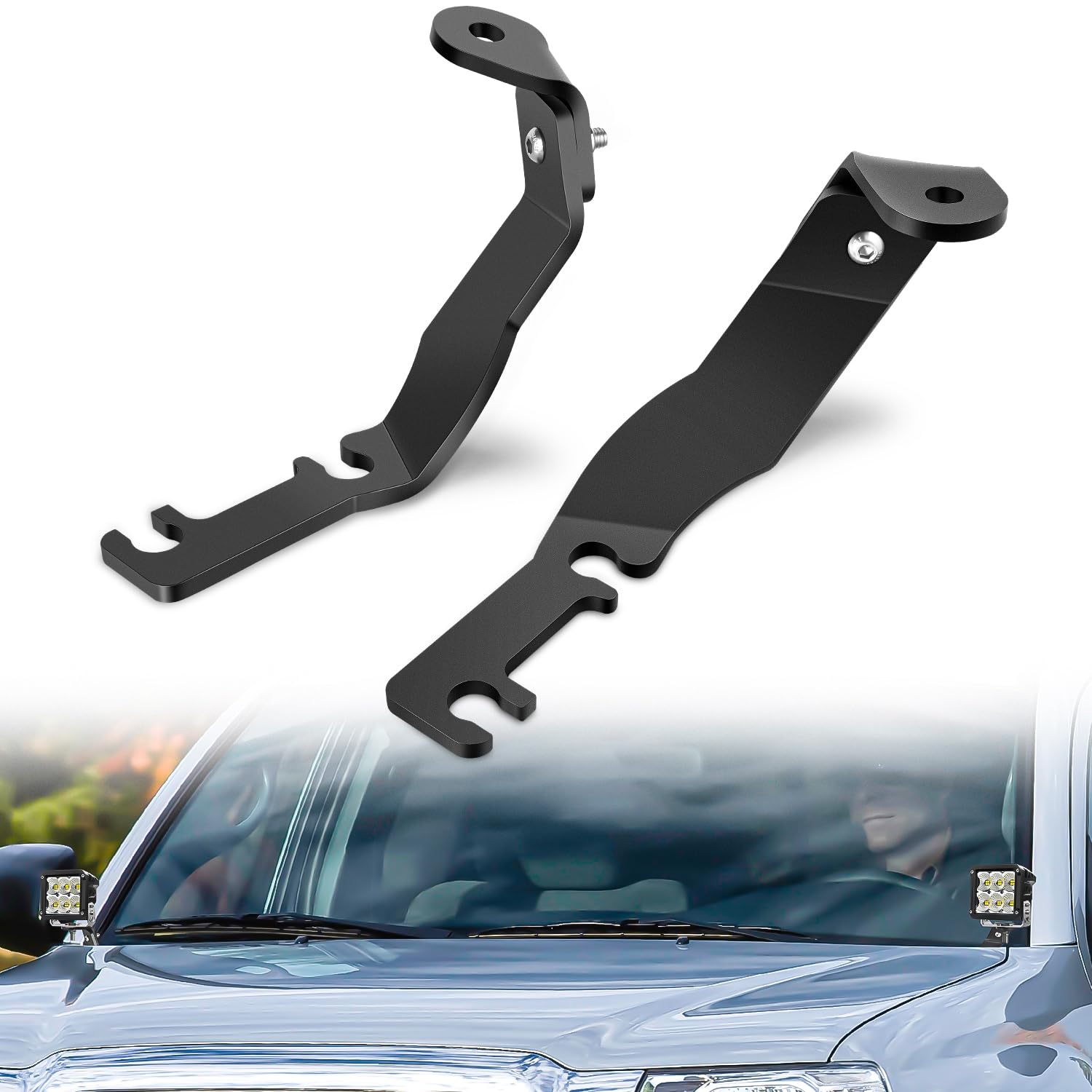 Foto 2 pulgar | Kit De Soporte De Montaje Para Toyota Tacoma Con Luz Nilight Ditch Light - Venta Internacional.