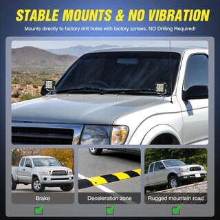 Foto 5 | Kit De Soporte De Montaje Para Toyota Tacoma Con Luz Nilight Ditch Light - Venta Internacional.