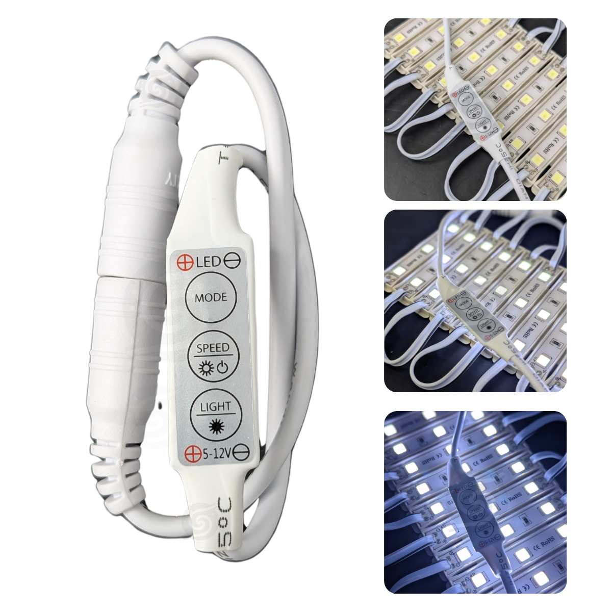 Foto 4 pulgar | Controlador Dimmer Para Manguera O Tira Led 12v Y 24v Control Con Efectos Estrobo Flash  Degradado Tenue