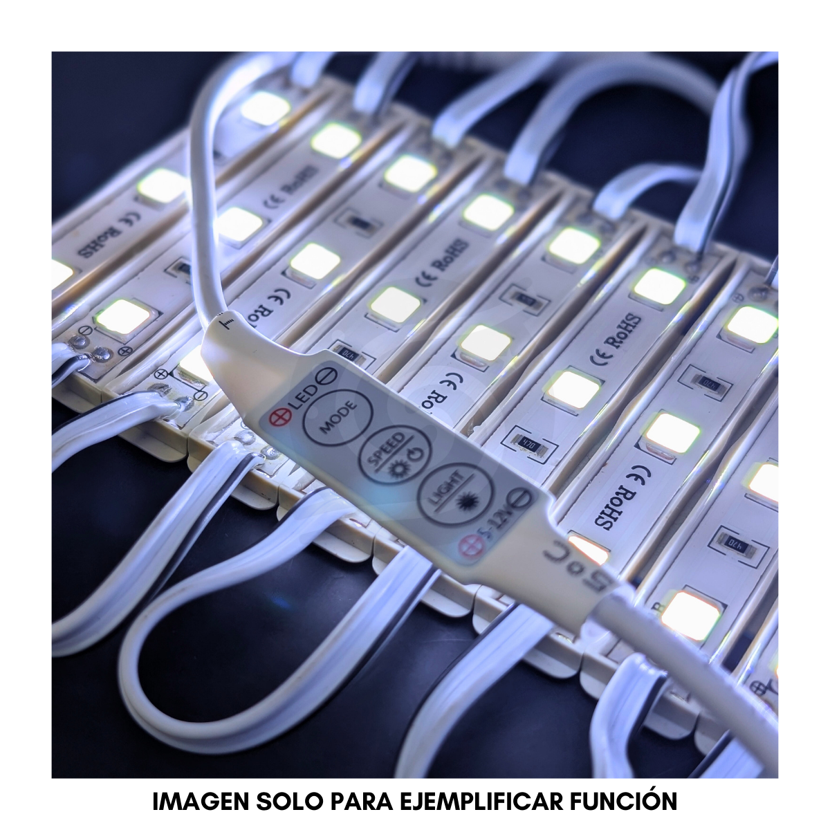 Foto 7 pulgar | Controlador Dimmer Para Manguera O Tira Led 12v Y 24v Control Con Efectos Estrobo Flash  Degradado Tenue