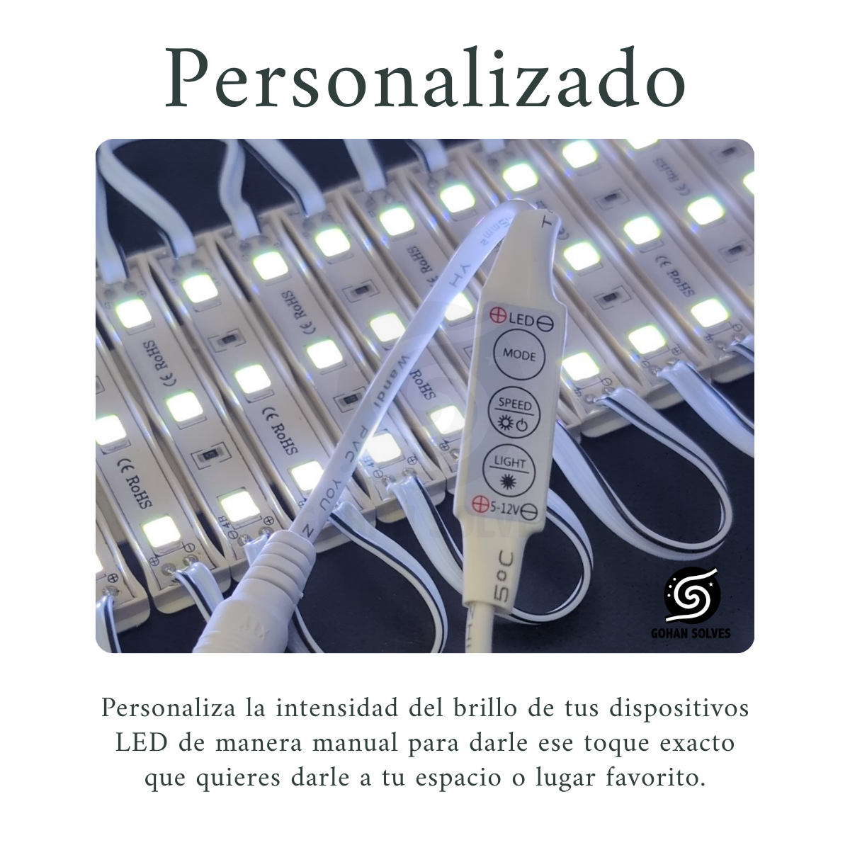 Foto 8 pulgar | Controlador Dimmer Para Manguera O Tira Led 12v Y 24v Control Con Efectos Estrobo Flash  Degradado Tenue