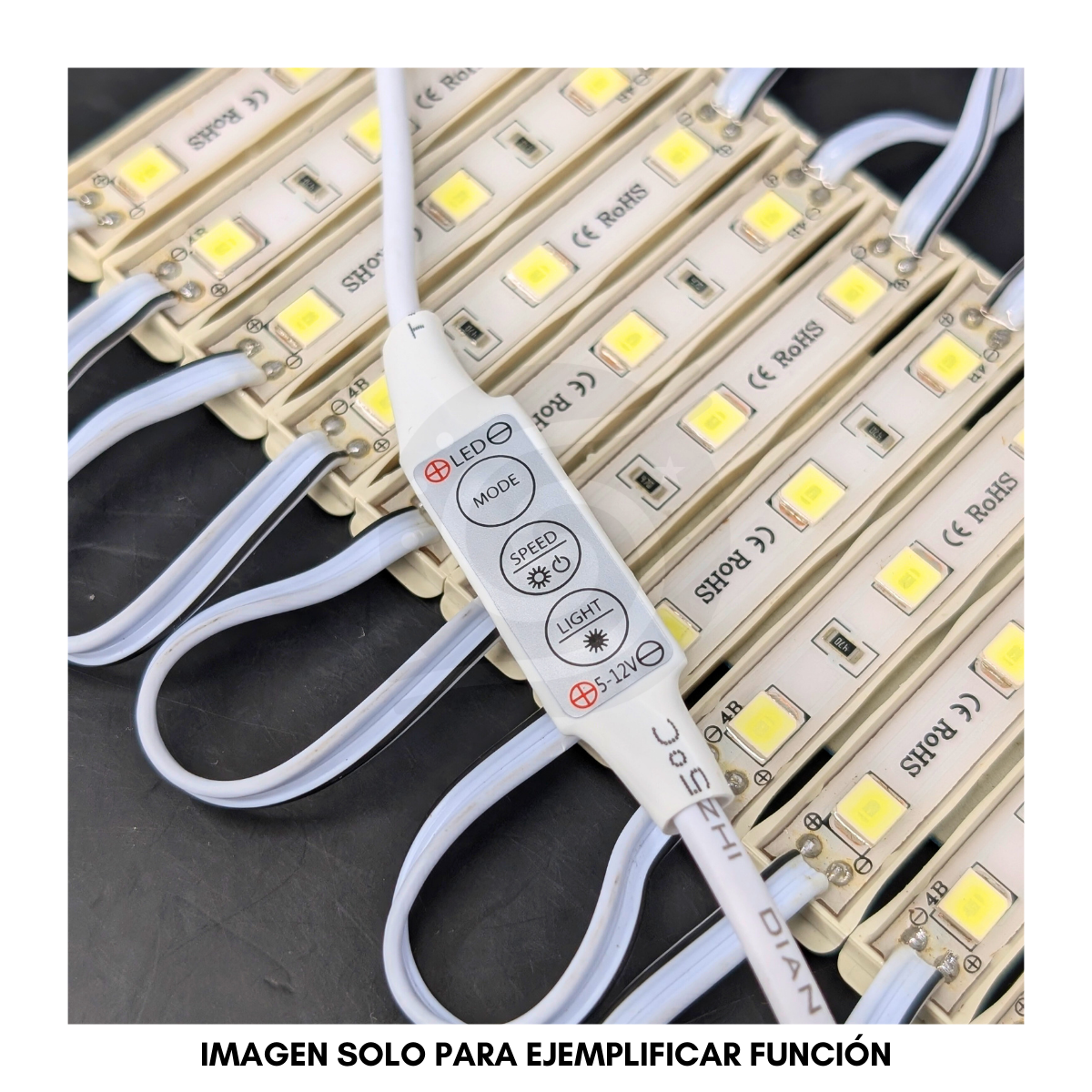 Foto 9 pulgar | Controlador Dimmer Para Manguera O Tira Led 12v Y 24v Control Con Efectos Estrobo Flash  Degradado Tenue