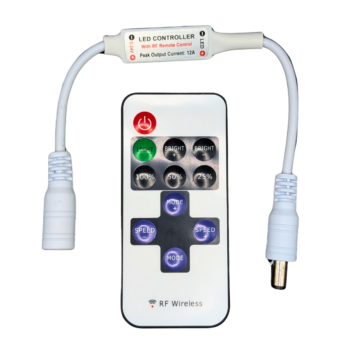 Foto 1 | Control Dimmer Rf Remoto Para Tiras Y Manguera Led 12v Y 24v  Control Con Efectos Estrobo Flash  Degradado Tenue