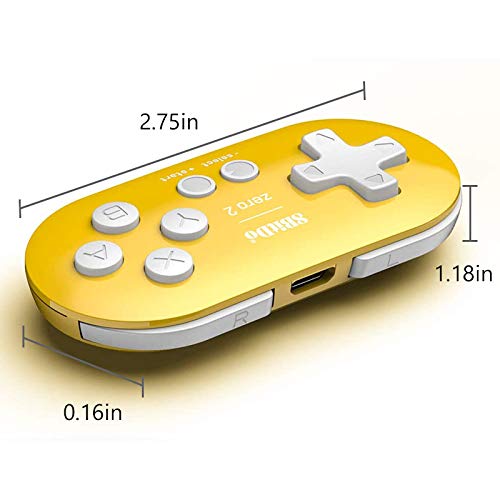 Foto 3 | Gamepad 8bitdo Zero 2 Mini Bluetooth para Switch Windows - Venta Internacional