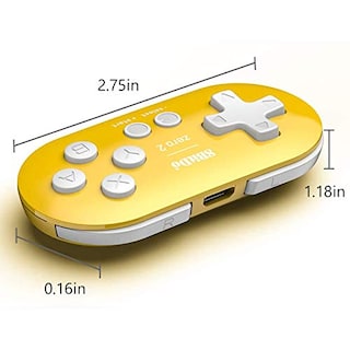 Foto 3 | Gamepad 8bitdo Zero 2 Mini Bluetooth para Switch Windows - Venta Internacional
