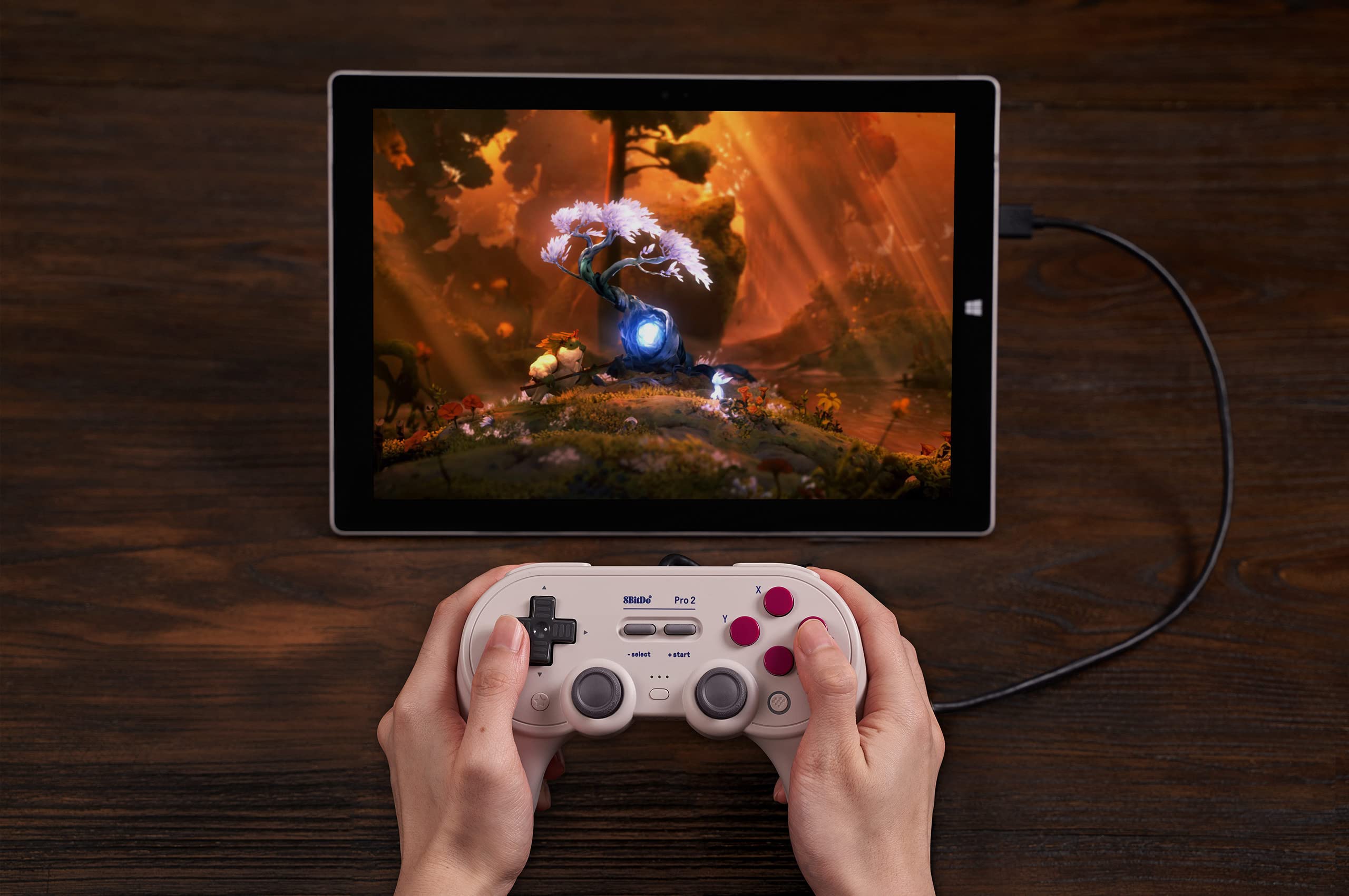 Foto 4 | Controlador con Cable 8bitdo Pro 2 para Switch- Venta Internacional