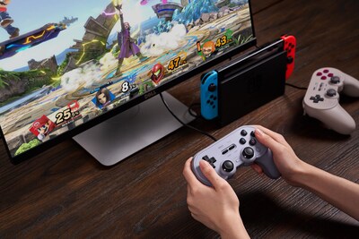 Foto 7 | Controlador con Cable 8bitdo Pro 2 para Switch- Venta Internacional