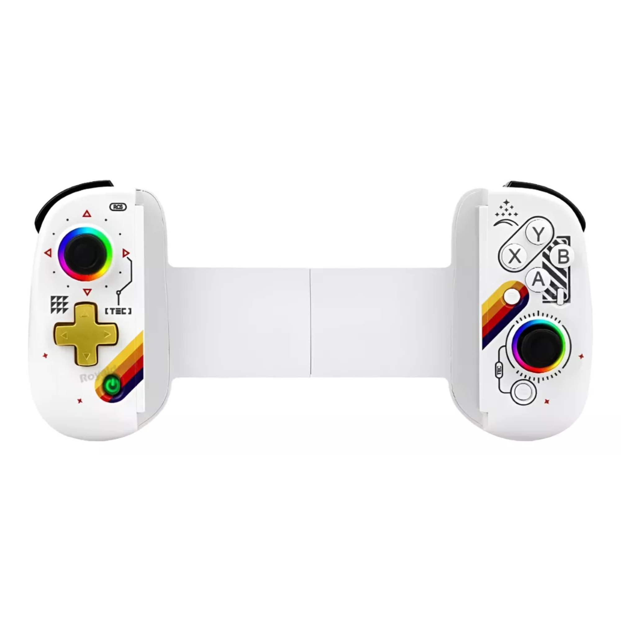 Foto 2 | Joystick Gamepad Rgb Inalámbrico para iPhone Android y Switch en color Blanco