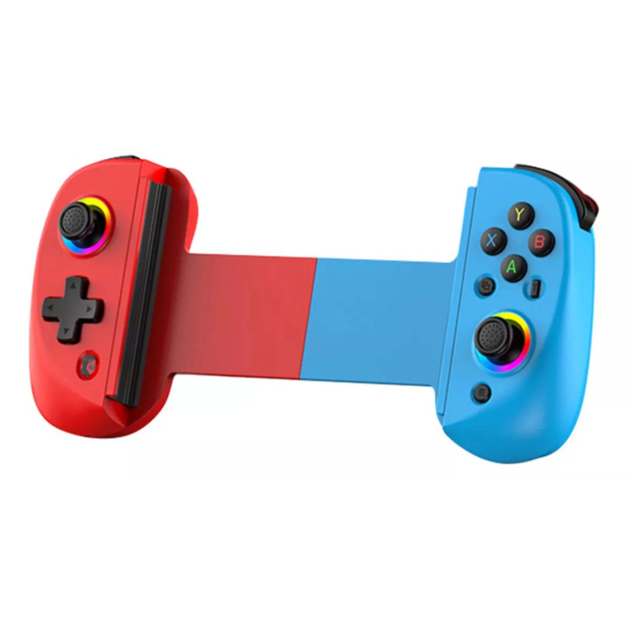 Control Joystick Gamepad Mr. Gadgets D8-RA Rgb Para Iphone Android Switch Color Rojo Y Azul