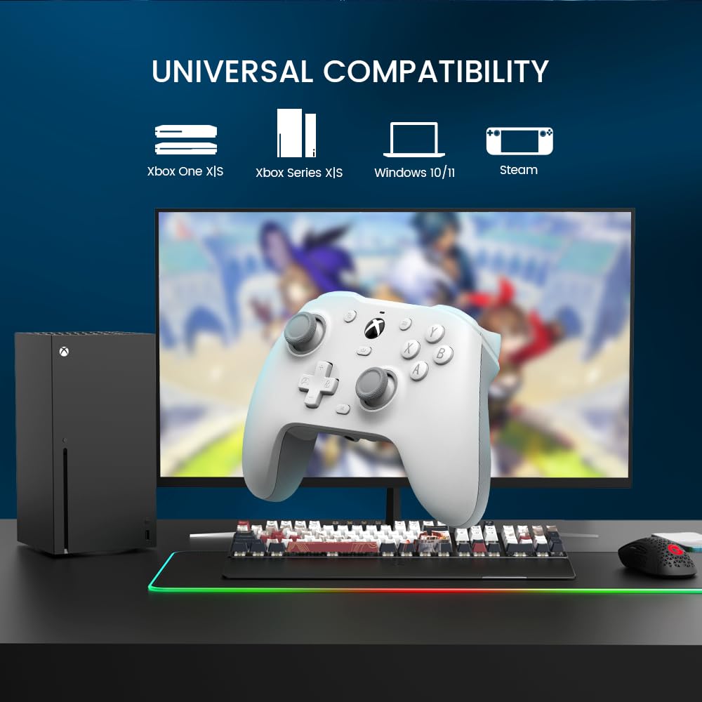 Foto 6 pulgar | Control Alámbrico Gamesir Blanco para Xbox Series X-Venta Internacional