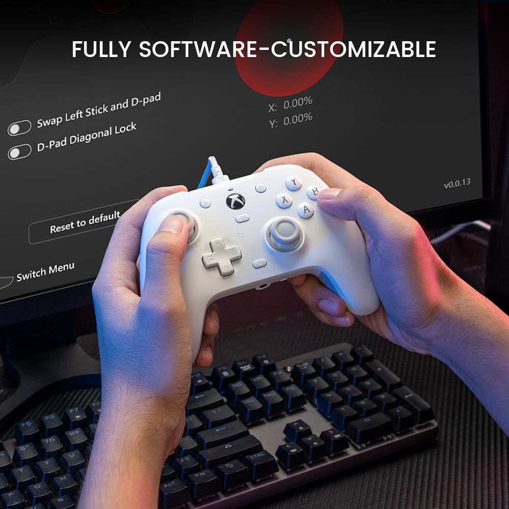Foto 8 pulgar | Control Alámbrico Gamesir Blanco para Xbox Series X-Venta Internacional