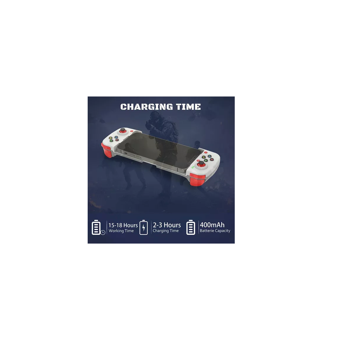 Foto 3 pulgar | Controlador De Juegos Estirable Gamepad De Teléfono Móvil Bluetooth 5.0 Eo Safe Imports Esi-16137 Multicolor