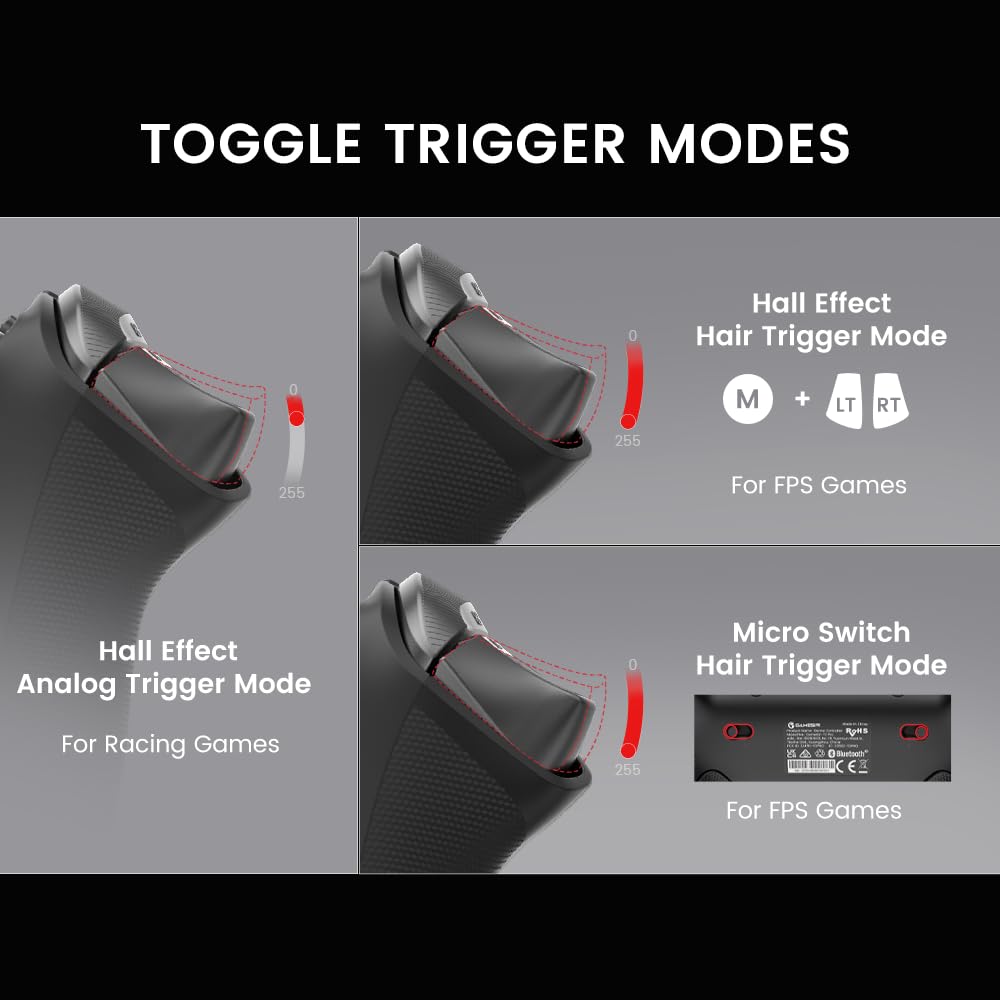 Foto 5 pulgar | Controlador de PC Inalámbrico Gamesir Tarantula Pro con 9 Botones - Venta Internacional