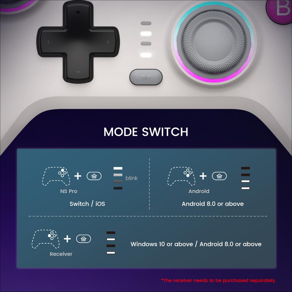 Foto 7 pulgar | Mando Inalámbrico Gamesir Nova para Nintendo Switch / PC - Venta Internacional