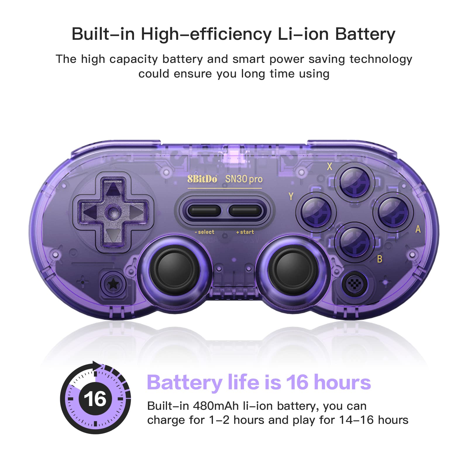 Foto 6 pulgar | Gamepad 8bitdo Sn30 Pro Bluetooth con Joystick Hall Effect - Venta Internacional