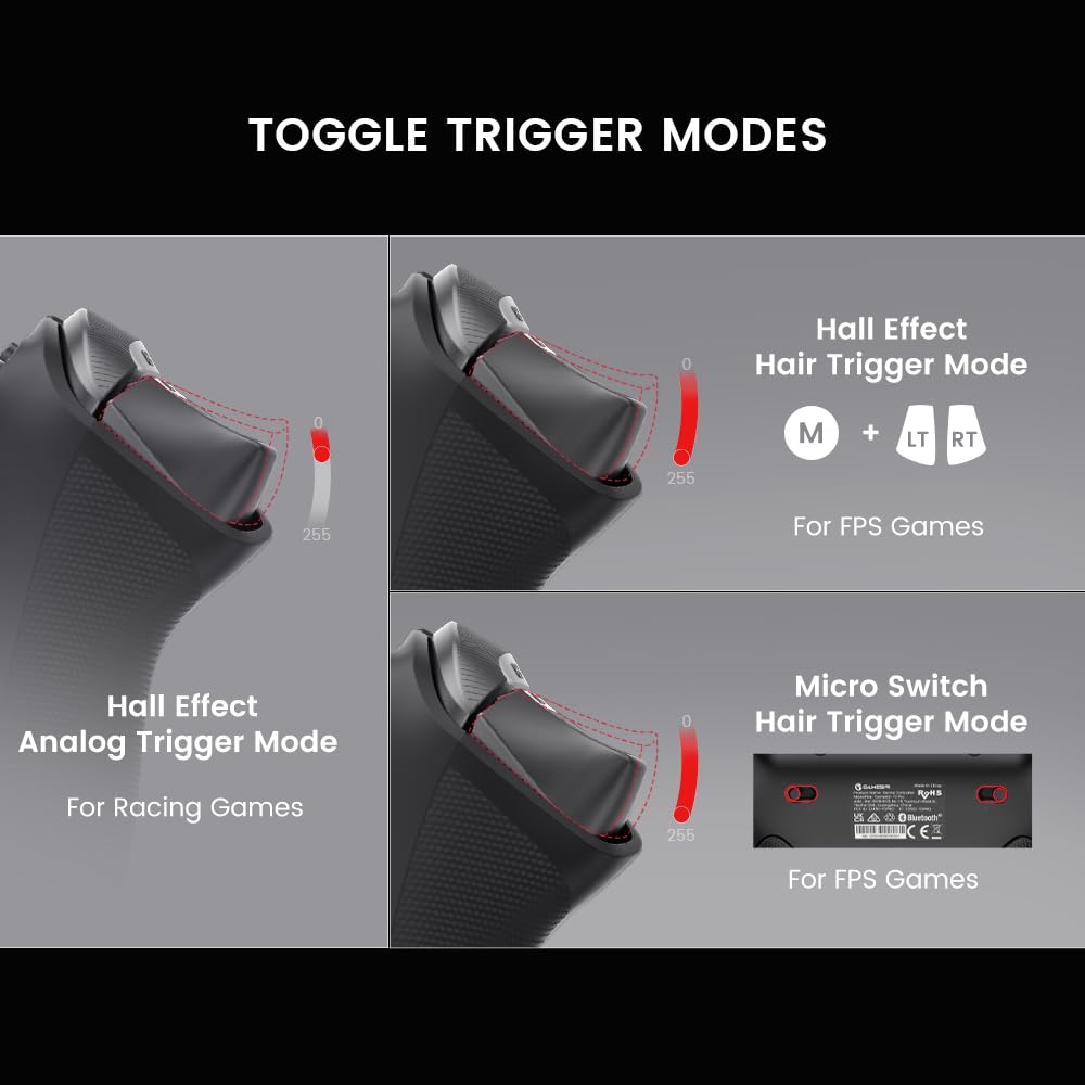 Foto 6 pulgar | Mando Inalámbrico Gamesir Tarantula Pro Para Switch/pc/ios/Android - Venta Internacional