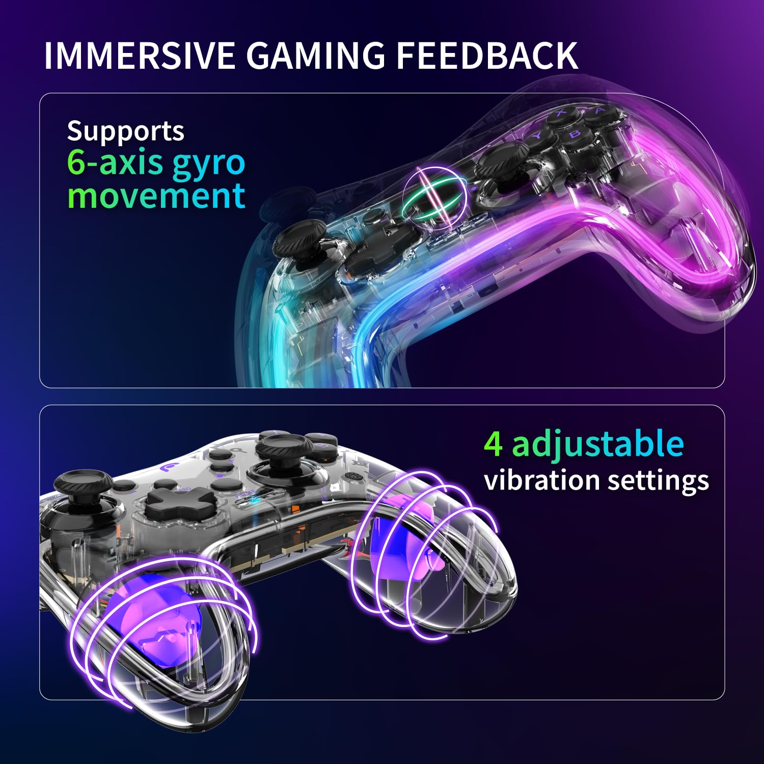 Foto 6 | Control Inalámbrico Bluetooth Fosmon para Switch Pro - Venta Internacional