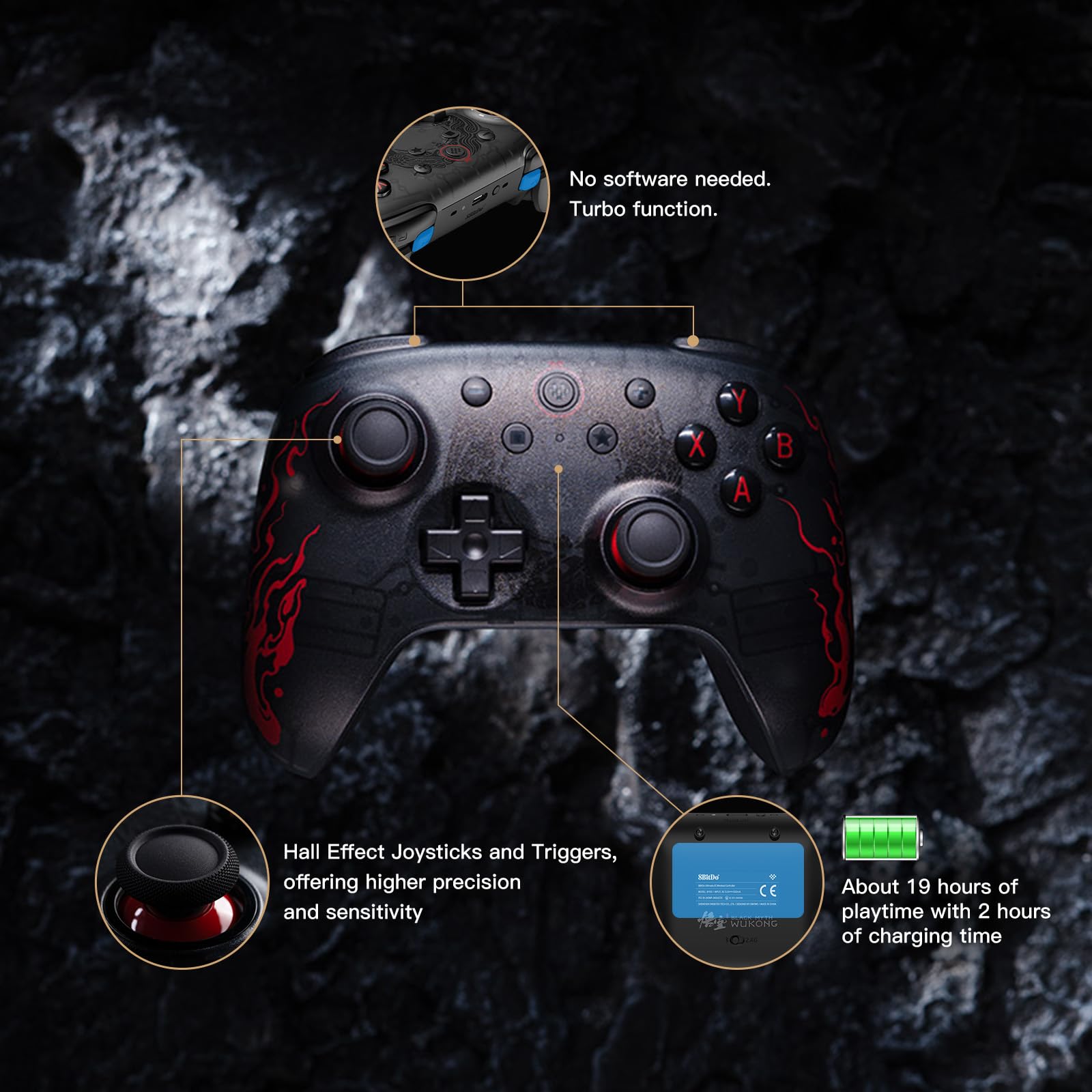 Foto 3 pulgar | Controlador Inalámbrico 8bitdo Ultimate 2c para Windows Pc/android - Venta Internacional
