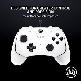 Foto 2 | Control Alámbrico Razer Wolverine V2 Blanco para Xbox Series X-Venta Internacional