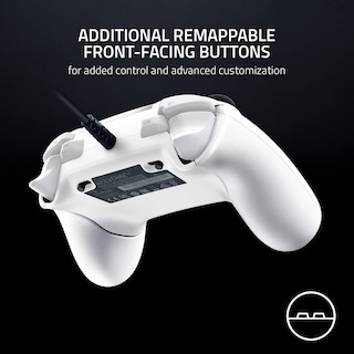 Foto 3 | Control Alámbrico Razer Wolverine V2 Blanco para Xbox Series X-Venta Internacional