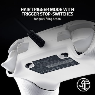 Foto 5 | Control Alámbrico Razer Wolverine V2 Blanco para Xbox Series X-Venta Internacional