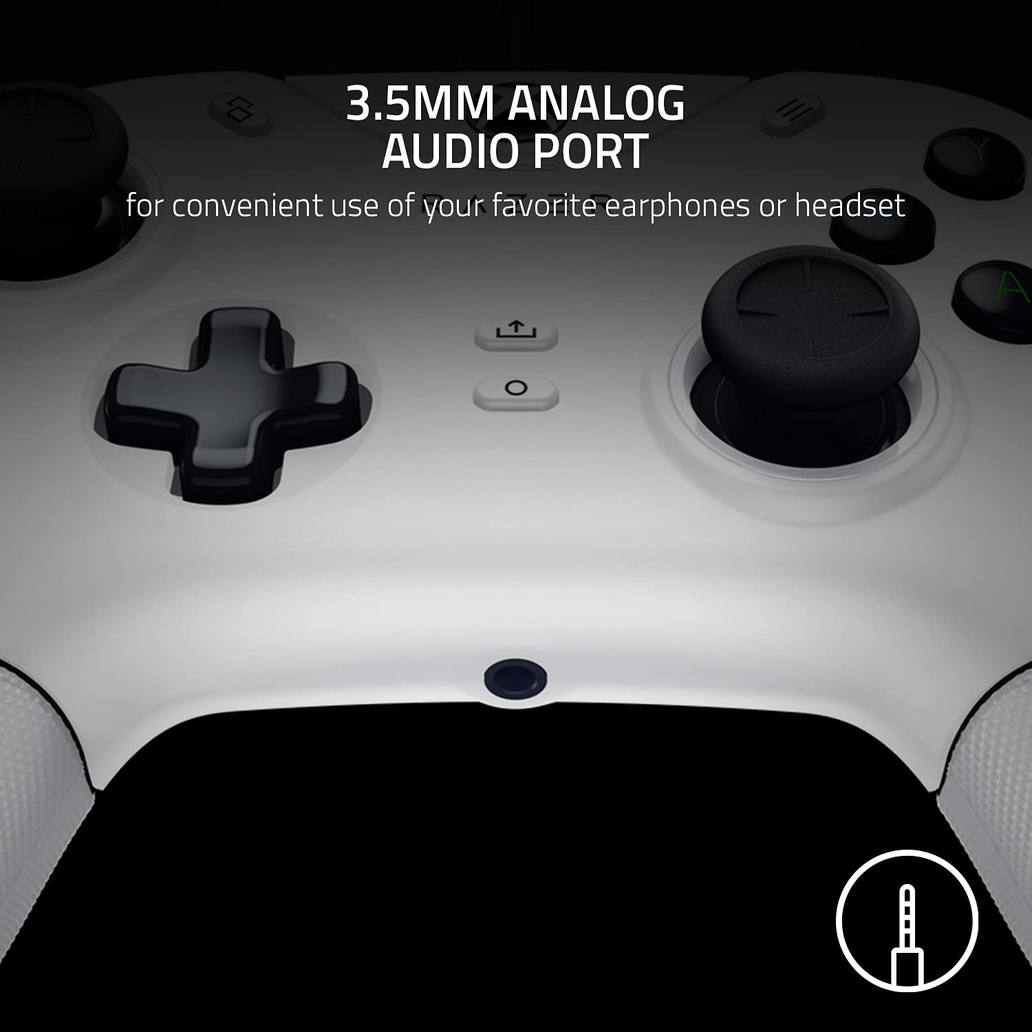Foto 6 | Control Alámbrico Razer Wolverine V2 Blanco para Xbox Series X-Venta Internacional