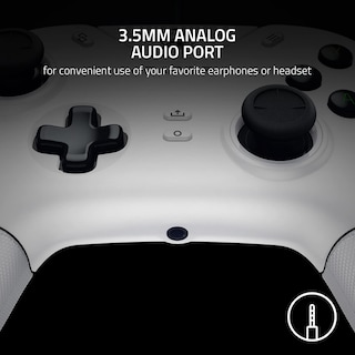 Foto 6 | Control Alámbrico Razer Wolverine V2 Blanco para Xbox Series X-Venta Internacional