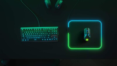 Foto 2 | Alfombrilla de Ratón para Juegos SteelSeries QcK Medium RGB Prism Cloth - Venta Internacional