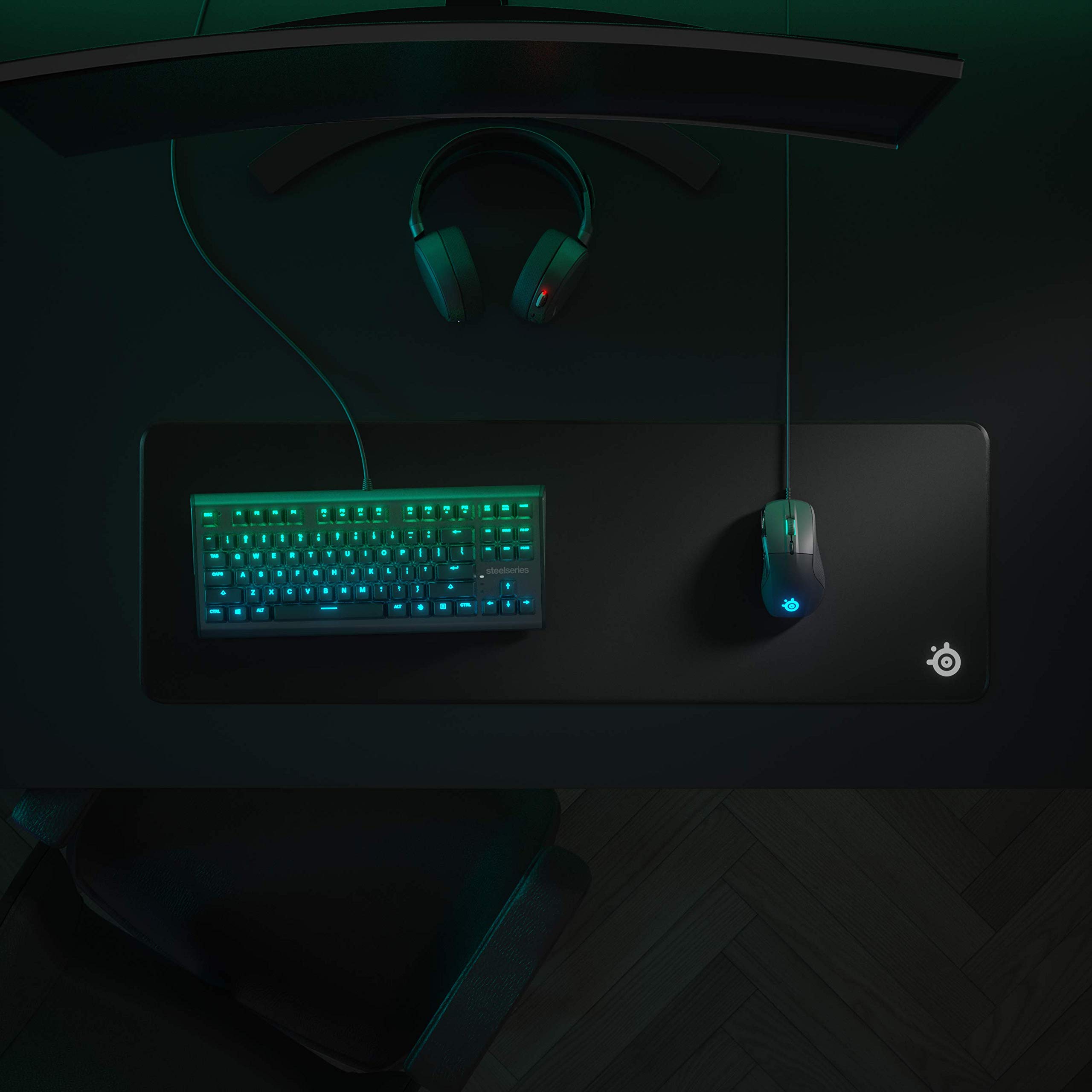 Foto 6 pulgar | Alfombrilla de Ratón para Juegos SteelSeries QcK XL con Bordes Cosidos - Venta Internacional