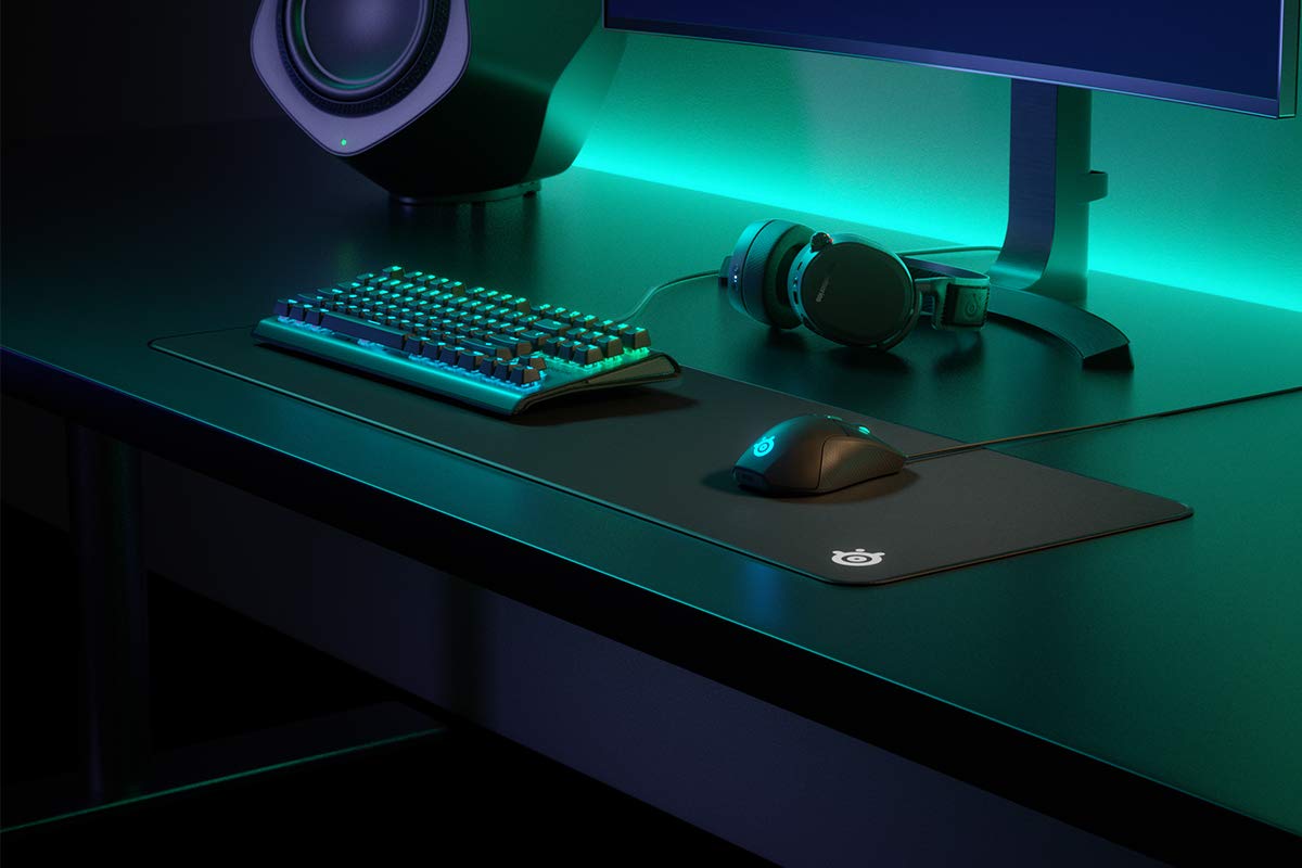 Foto 7 pulgar | Alfombrilla de Ratón para Juegos SteelSeries QcK XL con Bordes Cosidos - Venta Internacional