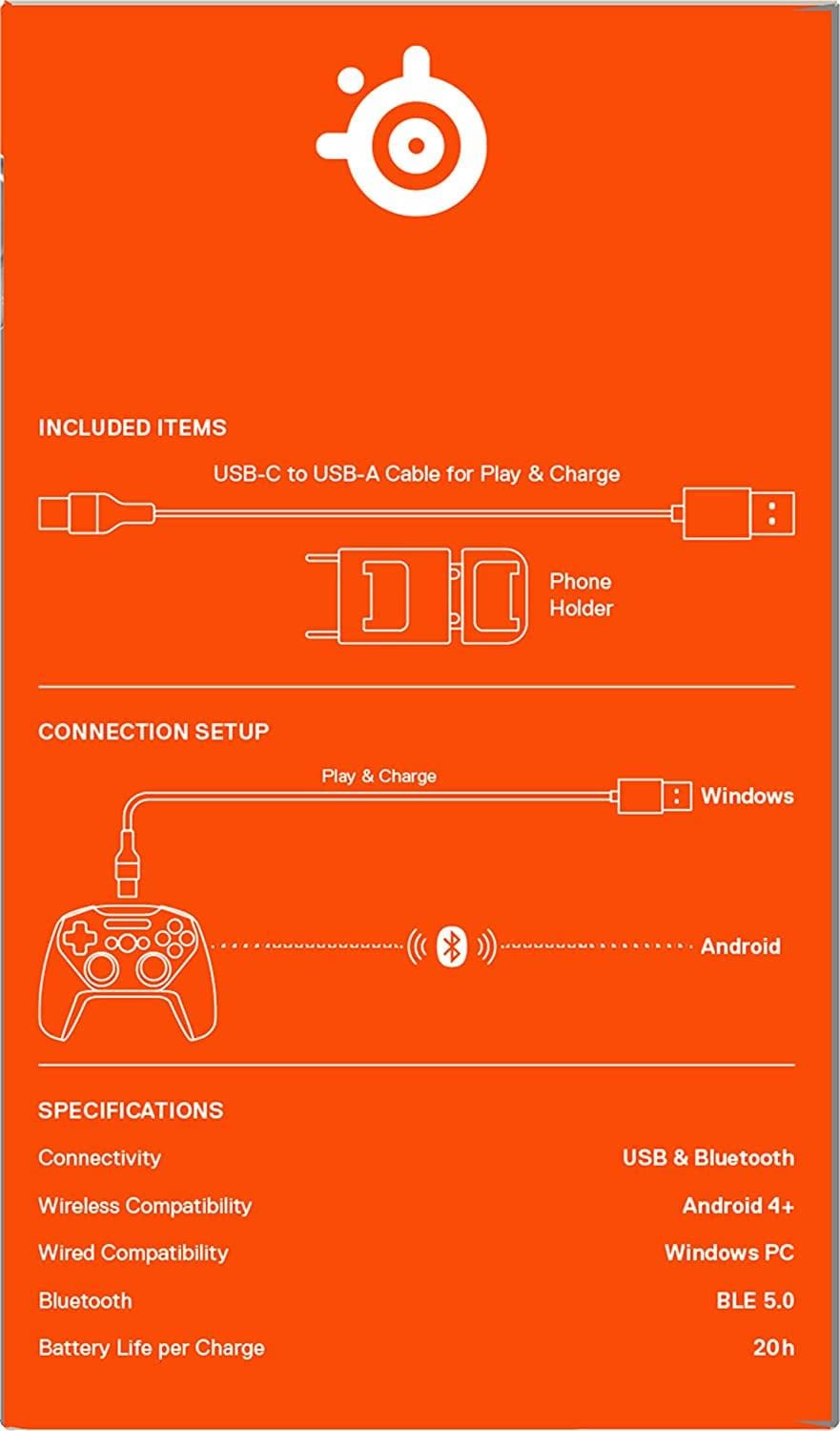 Foto 7 | Controlador de Juegos Steelseries Stratus+ Bluetooth Android/Windows - Venta Internacional