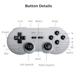 Foto 6 | Controlador Bluetooth Inalámbrico 8bitdo Sn30 Pro Para Nintendo - Venta Internacional.