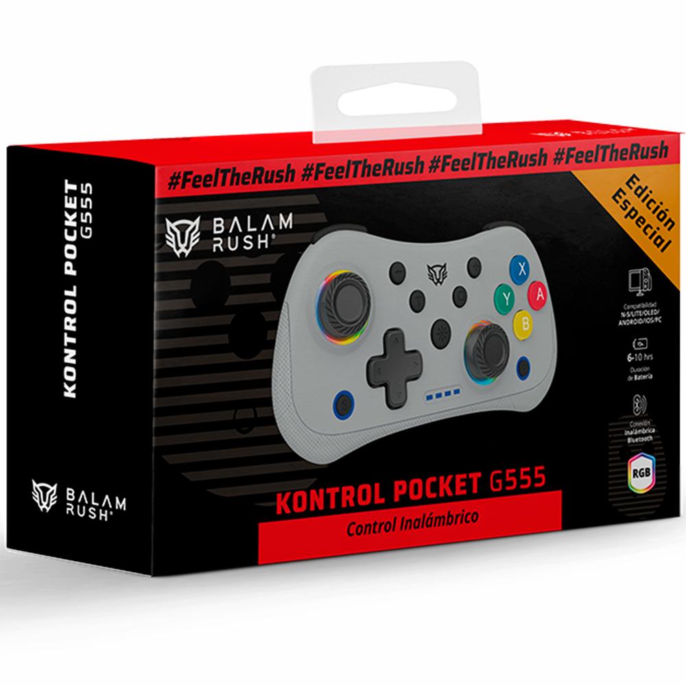 Foto 7 pulgar | Gamepad Balam Rush Kontrol Pocket G555 Conexion Dual Bt 5.0 / Usb-c Switch Android Ios Pc Gris Br-94