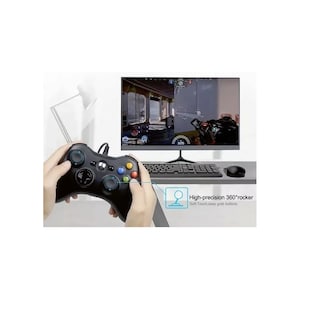Foto 2 | Control Alámbrico para Xbox 360 y PC Windows Eo Safe Imports ESI-10739 Negro