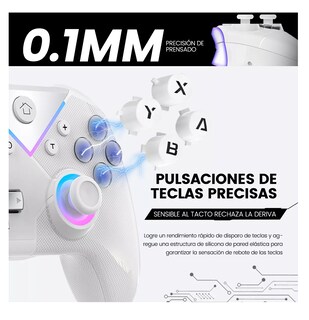 Foto 3 | Control Joystick Inalámbrico Para Nintendo Switch, Blanco